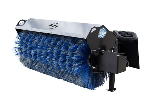 Blue Diamond Attachments | Mini Skid Steer Attachments | Model Mini Angle Broom - Heavy Duty Series 2 for sale at King Ranch Ag & Turf