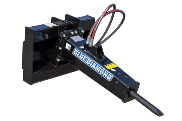 Blue Diamond Attachments | Mini Skid Steer Attachments | Model Mini-Machine Mount Hydraulic Breaker for sale at King Ranch Ag & Turf