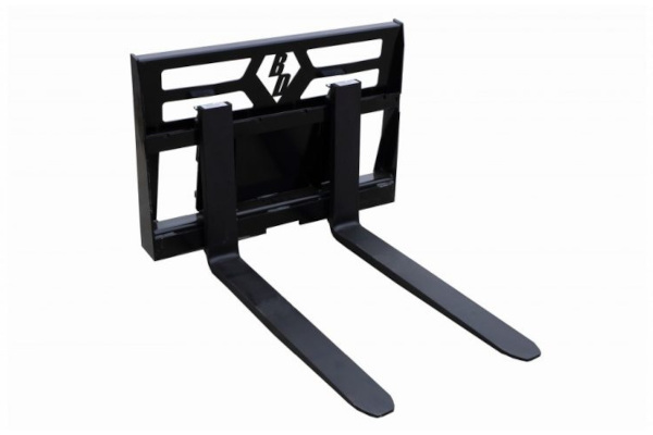 Blue Diamond Attachments | Mini Skid Steer Attachments | Model Mini Pallet Forks - Low Profile for sale at King Ranch Ag & Turf