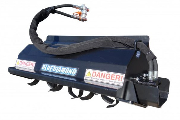 Blue Diamond Attachments | Mini Skid Steer Attachments | Model Mini Rototiller for sale at King Ranch Ag & Turf