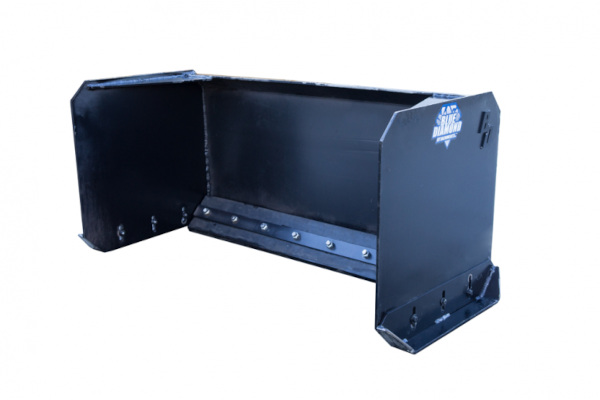 Blue Diamond Attachments | Mini Skid Steer Attachments | Model Mini Snow Pusher for sale at King Ranch Ag & Turf