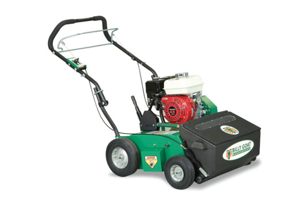 Billy Goat | Overseeders & Power Rakes | OS553V & OS552H Push Overseeder Overseeder with Auto Drop™ for sale at King Ranch Ag & Turf