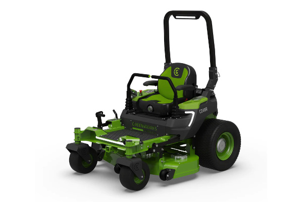 Greenworks OptimusZ 48" 24kWh Ride-On Zero Turn Mower (CZ48R24X) for sale at King Ranch Ag & Turf