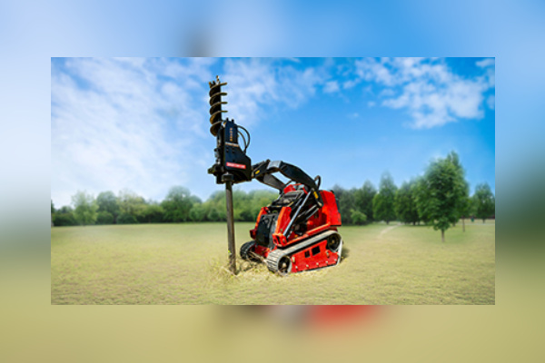 Premier Attachments | Mini Skid Steer Attachments | Mini Skid Steer Post Driver Attachment for sale at King Ranch Ag & Turf